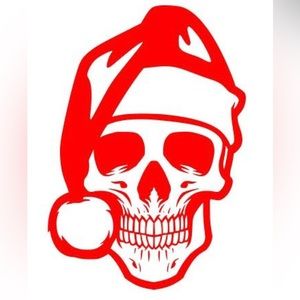 Skeleton w stocking decal